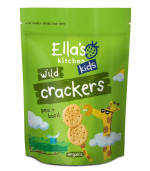 Ella's Kitchen Wild Crackers Pea + Basil 100g 18M+