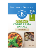 Bellamy's Organic Veggie Pasta Spirals 110g