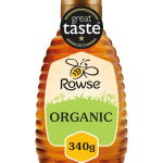Rowse Organic Natural Honey Squeezy 340g