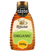 Rowse Organic Natural Honey Squeezy 340g