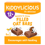 Kiddylicious Banana & Cocoa Filled Oat Bars 5x21g