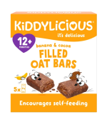 Kiddylicious Banana & Cocoa Filled Oat Bars 5x21g