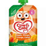 Cow & Gate Apple, Mango, Orange and Carrot baby pouch 100g