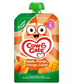 Cow & Gate Apple, Mango, Orange and Carrot baby pouch 100g