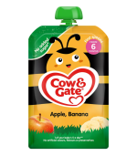 Cow & Gate Apple and Banana baby pouch 100g
