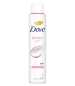 Dove Powder Soft Moisturising Cream 200Ml (Deodorant Body Spray)
