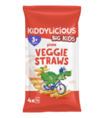 Kiddylicious Pizza Veggie Straws 4x12g