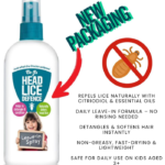 Dr. J's Head Lice Defence Leave in Spray 150Ml