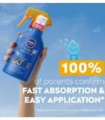 NIVEA SUN Kids Protect & Care Trigger Sun Spray SPF 50+ 250ml - Image 2
