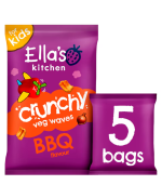 Ella's Kitchen Organic Crunchy Veg Waves - BBQ Flavour 5 x 10g - Image 3