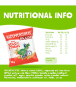 Kiddylicious Pizza Veggie Straws 4x12g - Image 3