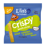 Ella's Kitchen Crispy Lentil Sticks Sour Cream + Onion 10g