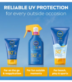NIVEA SUN Kids Protect & Care Trigger Sun Spray SPF 50+ 250ml - Image 4