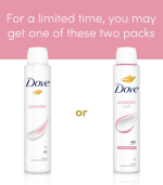 Dove Powder Soft Moisturising Cream 200Ml (Deodorant Body Spray) - Image 4