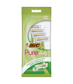 BIC Ladies Aloe Pure Disposable Razors (Pack of 4)