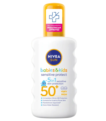 NIVEA SUN Babies & Kids Sensitive Protect Spray sun cream SPF 50+ 200ML