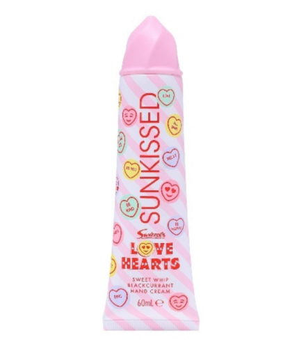 Sunkissed Love Hearts Sweet Whip Hand Cream Blackcurrant 60ml