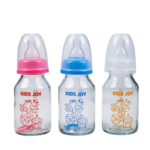 Kids Joy Glass Feeding Bottle 120ml KJA228