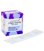 Superdrug Night Ultra Sanitary Towels with Wings x10 - Image 2
