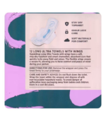 Superdrug Long Ultra Sanitary Towels with Wings x12 - Image 2