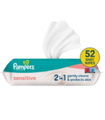 Pampers Sensitive Baby Wipes 52Pcs (New) - Image 2