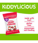 Kiddylicious Strawberry Crispy Tiddlers 4X12g - Image 2