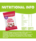 Kiddylicious Strawberry Crispy Tiddlers 4X12g - Image 3