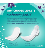 Lil-Lets Maternity Pads10 x Extra Long Maxi Thick Pads with Wings - Image 5