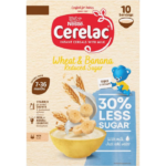 Cerelac Wheat & Banana Reduced Sugar Infant Cereals with Milk 250g