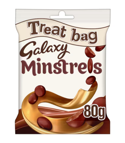 Galaxy Minstrels Chocolate Treat Bag 80G