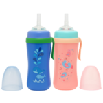 Kids Joy Bottle with Silicone Straw and Lid 9M+ KJA045