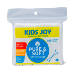 Kids Joy 100 Cotton Buds Zip Pack KJA701