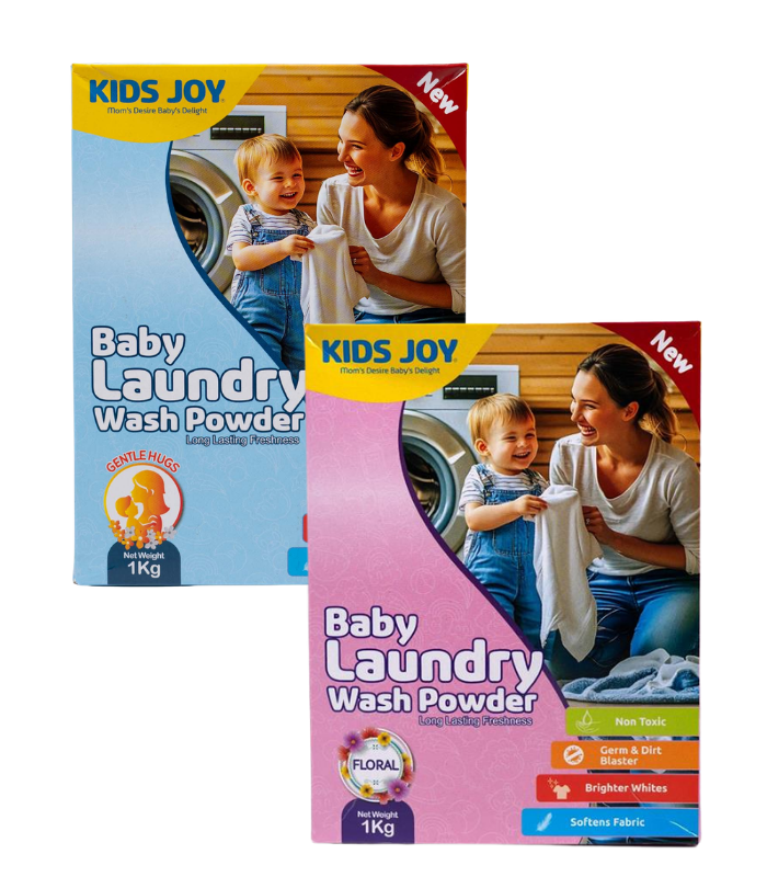 Image resizer 700800 (84) Kids Joy Baby Laundry Wash Powder – 1 KG KJA426 - Image 1