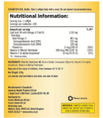 Kirkland Signature Cod Liver Oil + Omega 3 200 Pcs - Image 4